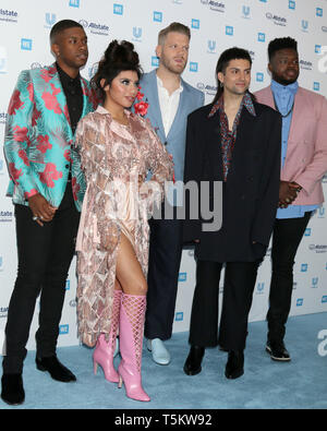 25 avril 2019 - Los Angeles, CA, USA - LOS ANGELES - 25 avr : Pentatonix au nous jour Californie au Forum le 25 avril 2019 à Los Angeles, CA (crédit Image : © Kay Blake/Zuma sur le fil) Banque D'Images