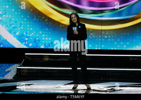 Inglewood, CA. Apr 25, 2019. Natalie Portman s'exprime à nous jours Californie au Forum le 25 avril 2019 dans la région de Inglewood CA. Credit : Arc Sh/Espace d'image/media/Alamy Punch Live News Banque D'Images