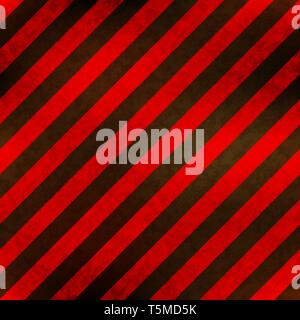 Panneau d'avertissement bandes rouges et noires avec des groupes grunge texture, motif transparent Illustration de Vecteur