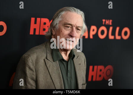 Le film 'Apollo' premiere, arrivées, Tribeca Film Festival soirée d'ouverture, New York, USA - 24 avril 2019- Robert De Niro Banque D'Images