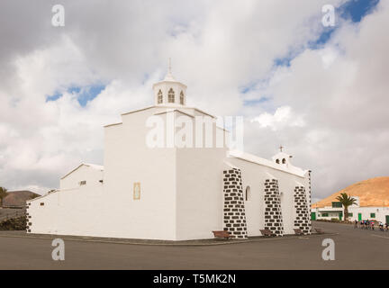 Dame des Douleurs Mancha Blanca Lanzarote Eglise Banque D'Images