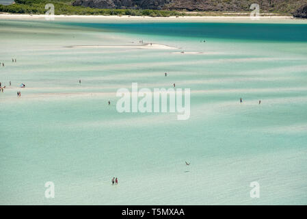 Plage Balandra à l'extérieur de La Paz, Baja California Sur, au Mexique. Banque D'Images