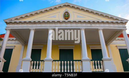 Une maison à Willemstad sur Curacao - Caraïbes Banque D'Images