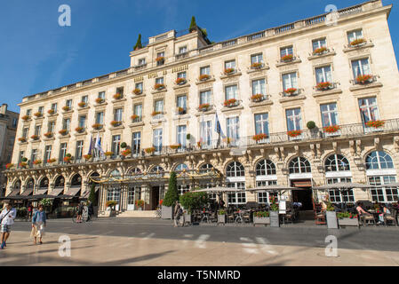 Grand Hotel de Bordeaux, Gironde, France. Banque D'Images