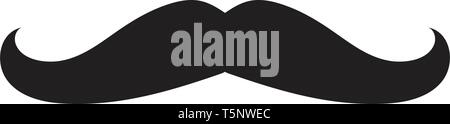 Logo vector moustache Illustration de Vecteur