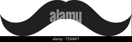 Logo vector moustache Illustration de Vecteur