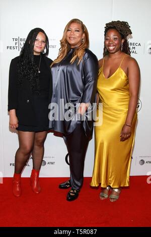 New York, NY, USA. 26 avr, 2019. au niveau des arrivées pour les pourparlers Tribeca - Queen Latifah avec Dee Rees - première représentation de la reine des courts-circuits, Spring Studios, New York, NY Le 26 avril 2019. Crédit : Jason Mendez/Everett Collection/Alamy Live News Banque D'Images