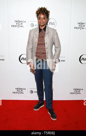 New York, NY, USA. Apr 26, 2019. Dee Rees à l'arrivées de pourparlers Tribeca - Queen Latifah avec Dee Rees - première représentation de la reine des courts-circuits, Spring Studios, New York, NY Le 26 avril 2019. Crédit : Jason Mendez/Everett Collection/Alamy Live News Banque D'Images