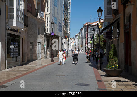 Laín Calvo à Burgos en Castille-León Banque D'Images