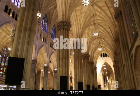 La CATHÉDRALE SAINT PATRICK À NEW YORK Banque D'Images