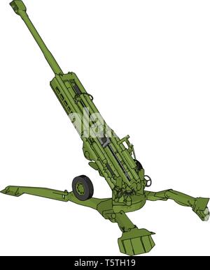 Illustration 3D de vecteur d'une surface-to-air missile launcher Illustration de Vecteur