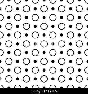 Vector background seamless seamless background abstrait noir. d'anneaux, eps10. Illustration de Vecteur