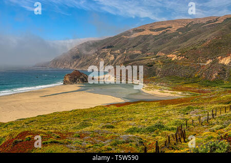 Big Sur Côte Banque D'Images