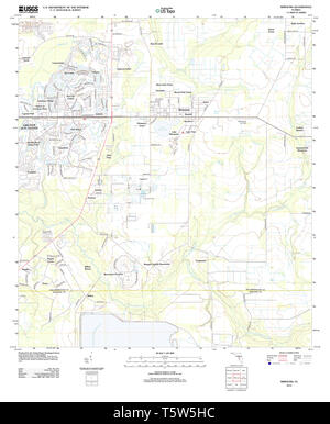 Carte TOPO USGS FL Floride Wimauma 20120905 Restauration TM Banque D'Images