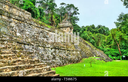 Ruines de Palenque au Chiapas, Mexique Banque D'Images