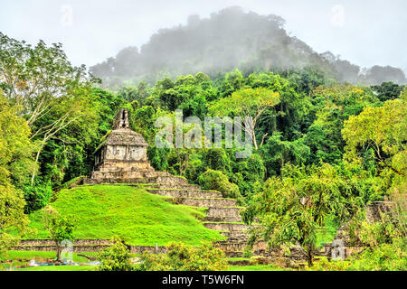 Ruines de Palenque au Chiapas, Mexique Banque D'Images