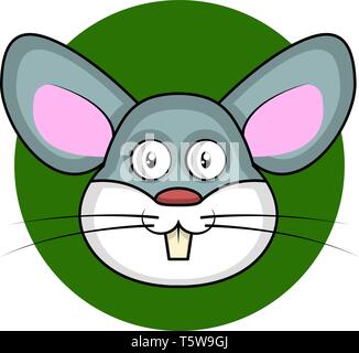 Cute cartoon vector lapin illustartion sur fond blanc Illustration de Vecteur