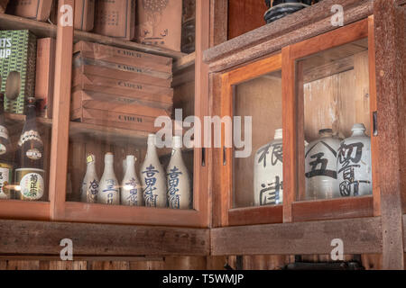 Annexe du Musée Shitamachi, ancien Yoshidaya Liquor Shop, Tokyo, Japon Banque D'Images