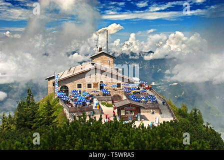 Le Kehlsteinhaus aka le Eagle's Nest (allemand : Adlerhorst) dans Bayern, Allemagne Banque D'Images
