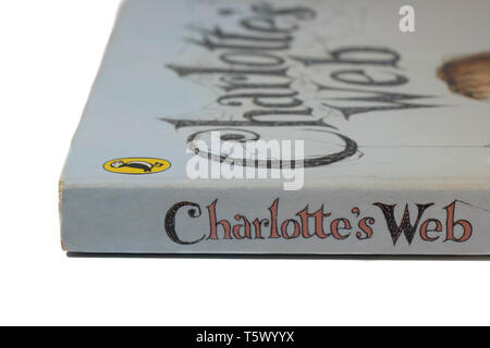 Close up image of Charlotte Livre Web par EB White Banque D'Images