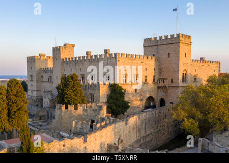 La Grèce, Rhodes, Rhodes Town, Palais du Grand Maître des Chevaliers Banque D'Images