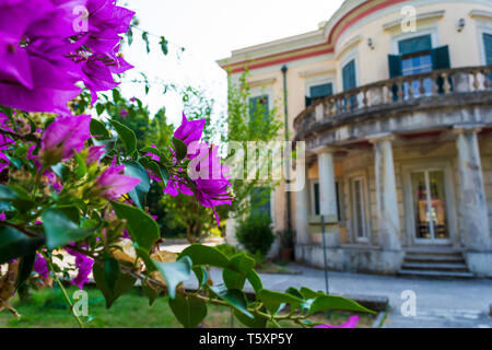 Mon Repos palace dans l'île de Corfou en Grèce Banque D'Images