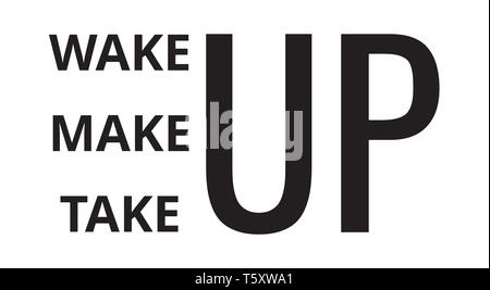 Service de faire ramasser. Citation inspirante. Illustration de Vecteur