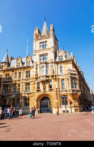 Gonville et Caius College, Trinity Street, ville universitaire de Cambridge, Cambridgeshire, Angleterre Banque D'Images