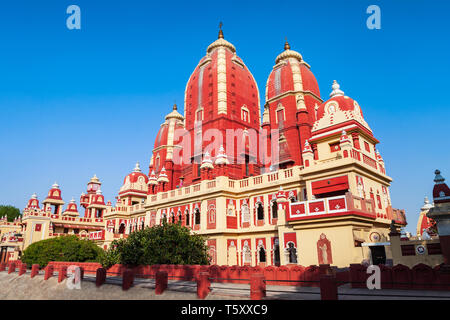 Temple Laxminarayan Birla Mandir ou est un temple hindou situé à Delhi, Inde Banque D'Images