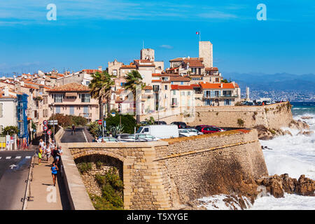 ANTIBES, FRANCE - 25 septembre 2018 : le Musée Picasso ou le Musée Picasso à Antibes, ville d'Azur ou Côte d'Azur en France Banque D'Images