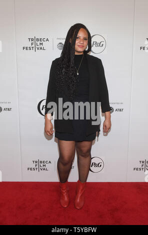 NEW YORK, NEW YORK - 26 avril : Haley Anderson assiste aux pourparlers Tribeca et la première de la Reine - 2019 Short Collective Tribeca Film Festival au Printemps Studio le 26 avril 2019 à New York. Photo : Jeremy Smith/imageSPACE/MediaPunch Banque D'Images