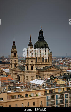 La basilique Saint-Étienne à Budapest, capitale de la Hongrie Banque D'Images