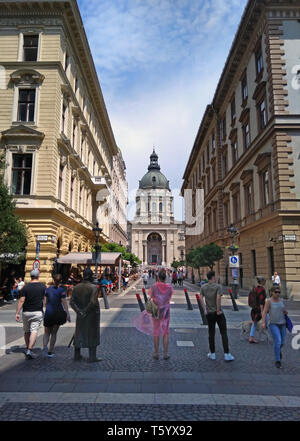 La basilique Saint-Étienne à Budapest, capitale de la Hongrie Banque D'Images