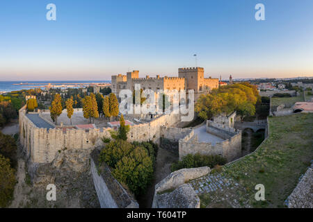 La Grèce, Rhodes, Rhodes Town, Palais du Grand Maître des Chevaliers Banque D'Images