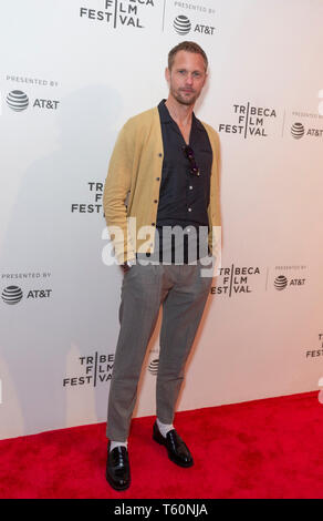 New York, NY - 27 Avril 2019 : Alexander Skarsgard assiste à la première mondiale de l'équipe de tuer au cours de Tribeca Film Festival au Théâtre Stella Artois @ CCMB TRAC Banque D'Images