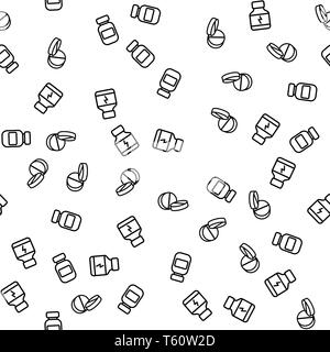 Médicament pharmaceutique vecteur modèle transparent Illustration de Vecteur