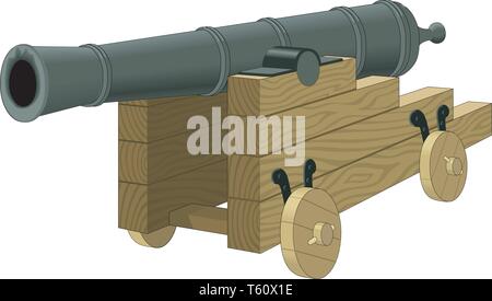 Cannon Vector Illustration Illustration de Vecteur