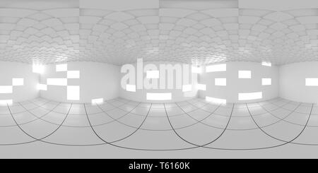 8K carte HDRI sphériques, panorama de l'environnement, résumé de fond source de lumière intérieure (rendu 3d illustration équirectangulaire) Banque D'Images