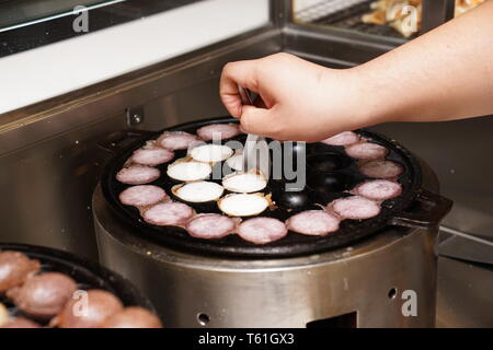 Genre de frais de cuisine Thai sweetmeat., Bangkok, Thialand. Banque D'Images
