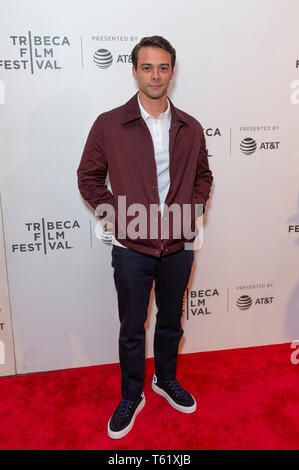 New York, USA. Apr 27, 2019. New York, New York, USA. Apr 27, 2019. Adam Long s'occupe du lancement mondial de la tuer pendant l'équipe de Tribeca Film Festival au Théâtre Stella Artois @ CCMB TRAC Crédit : Lev Radin/Pacific Press/Alamy Live News Crédit : PACIFIC PRESS/Alamy Live News Banque D'Images