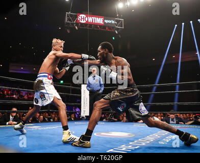 Las Vegas, NV, USA. Apr 27, 2019. ***Couverture maison*** Robert Easter Jr vs Rances Marguerite à la Chelsea à The Cosmopolitan of Las Vegas à Las Vegas, NV le 27 avril 2019. Crédit : Erik Kabik Photography/media/Alamy Punch Live News Banque D'Images