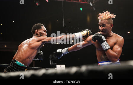 Las Vegas, NV, USA. Apr 27, 2019. ***Couverture maison*** Robert Easter Jr vs Rances Marguerite à la Chelsea à The Cosmopolitan of Las Vegas à Las Vegas, NV le 27 avril 2019. Crédit : Erik Kabik Photography/media/Alamy Punch Live News Banque D'Images