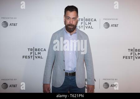 New York, USA. Apr 27, 2019. Dan Krauss assiste à la première de 'The Kill Team" au cours de la 2019 Tribeca Film Festival au Théâtre Stella Artois Crédit : Ccmb ccu recommande le 27 avril 2019 à New York. Photo : Jeremy Smith/Espace d'image/media/Alamy Punch Live News Banque D'Images