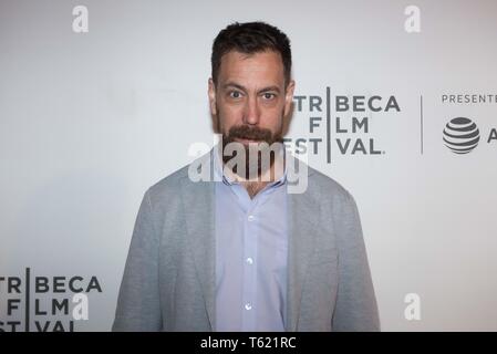 New York, USA. Apr 27, 2019. Dan Krauss assiste à la première de 'The Kill Team" au cours de la 2019 Tribeca Film Festival au Théâtre Stella Artois Crédit : Ccmb ccu recommande le 27 avril 2019 à New York. Photo : Jeremy Smith/Espace d'image/media/Alamy Punch Live News Banque D'Images