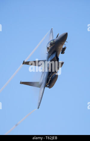 Mission de formation sur l'avion de la RAF de RAF Valley dans le Nord du Pays de Galles, Royaume-Uni. Banque D'Images