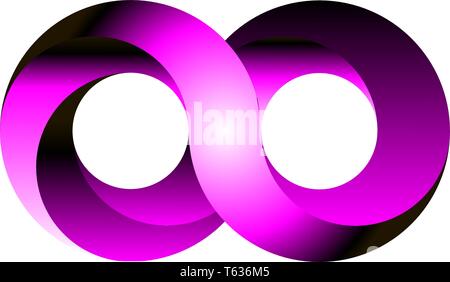 Icône infini conception symbole vector illustration Illustration de Vecteur