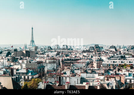 Des immeubles parisiens à Paris, France Banque D'Images