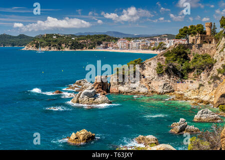 Lloret de Mar, Costa Brava, Catalogne, Espagne Banque D'Images