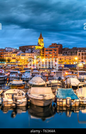 Palamos, Costa Brava, Catalogne, Espagne Banque D'Images