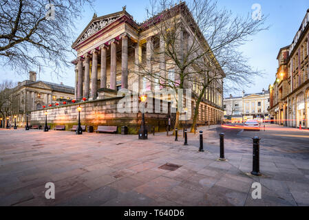 La Harris museum and art gallery est situé dans le centre-ville de Preston, Lancashire. Banque D'Images